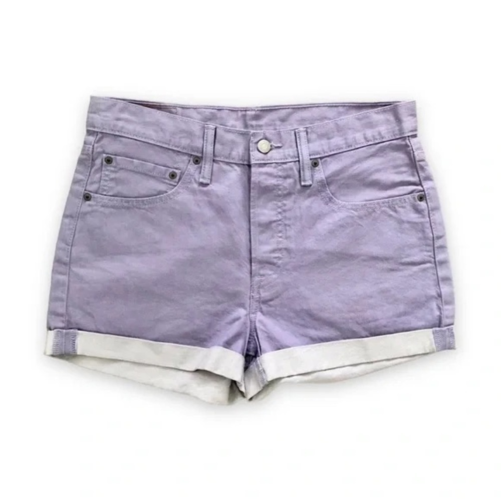 Levi's
501 High Rise Women's Colored Denim Shorts in Lavender